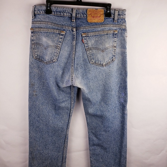 Levi Strauss 505 Deniem Jeans W36 x L32 Vint. Fade - Picture 4 of 8